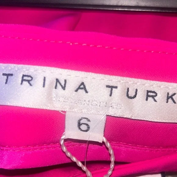 Trina Turk Verity 3 Wide-Leg
Pants Bold Pink Size 6 - Picture 2 of 8